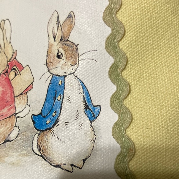 PETER RABBIT BASKET & BOOK BUNDLE ( free carrot plates!) - Picture 2 of 16